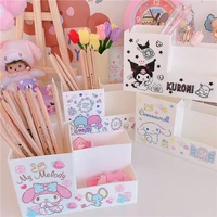 cartoon desk office organizer storage pen holder desktop pencil sundries cosmetic stationery box office school supplies