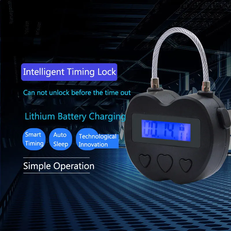 АБС-пластик для взрослых анти-привыкание умный замок времени самоблокирующийся