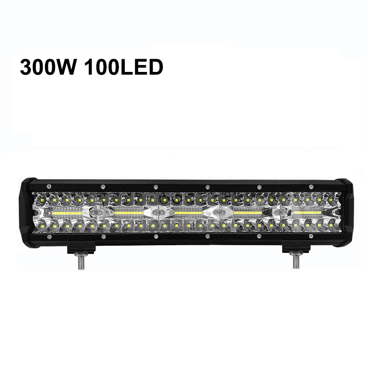 1PCS-300W-100LED Nlpearl светильник/рабочий светильник 4-32 дюймов светодиодный комбинированный светодиодный светильник для вождения для грузовиков внедорожный трактор 4x4 внедорожник ATV Лодка 12 В 24 В - Цвет: 1PCS-300W-100LED