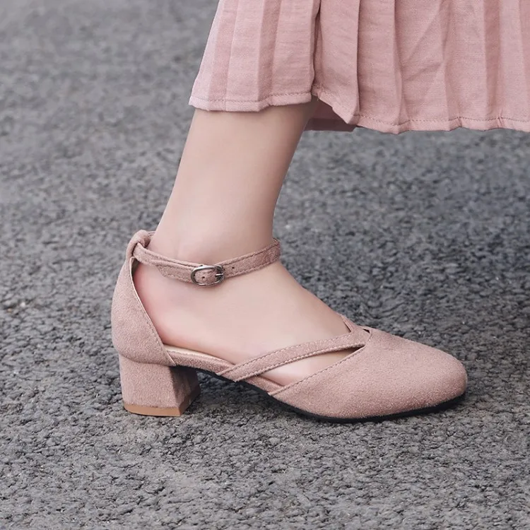 Женская обувь на высоком каблуке большого размера Женские туфли-лодочки Тонкие