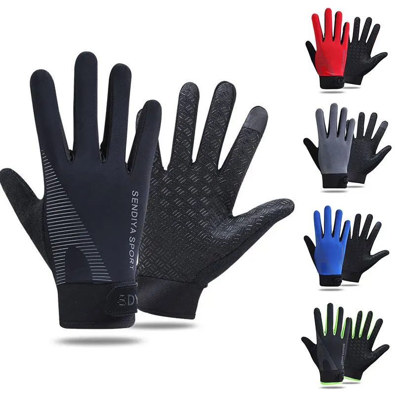

Sun Protection Thin Cycling Sports Fitness Gloves Breathable Anti-Slip Sports Hiking Gloves MTB Road Bike Bicycle Gloves