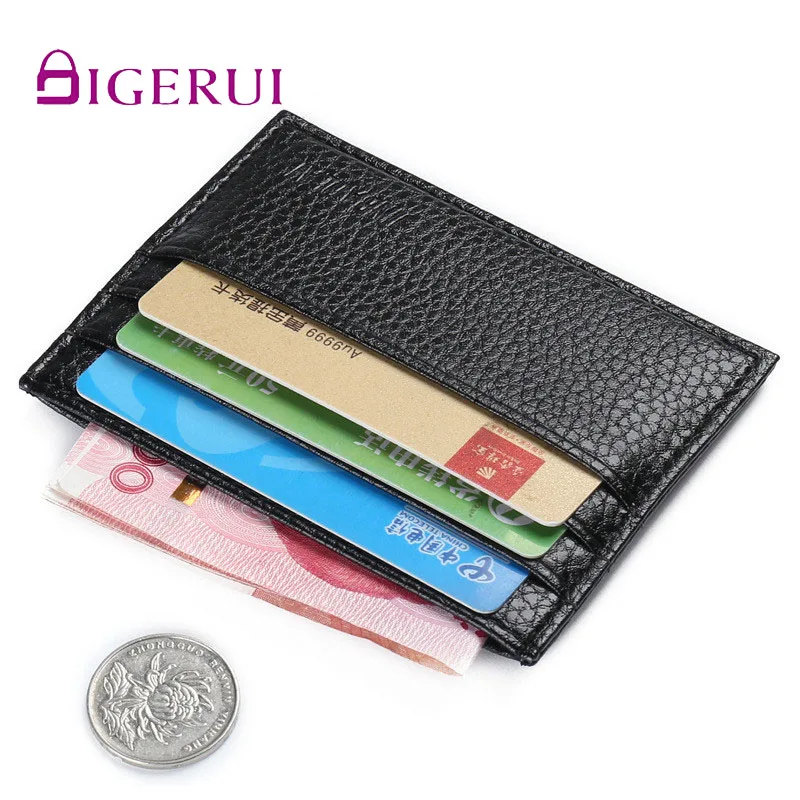 Повседневный модный портативный ультратонкий кошелек DIGERUI для карт мужской