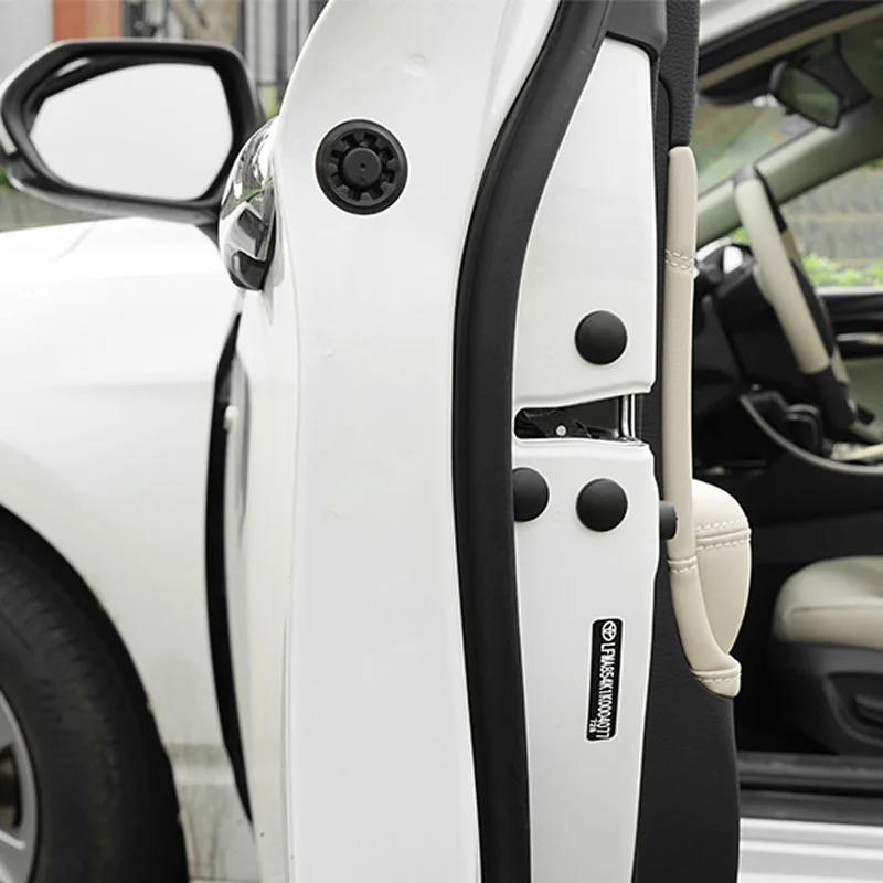 12 шт двери автомобиля стопорный винт защитная наклейка водонепроницаемые чехлы