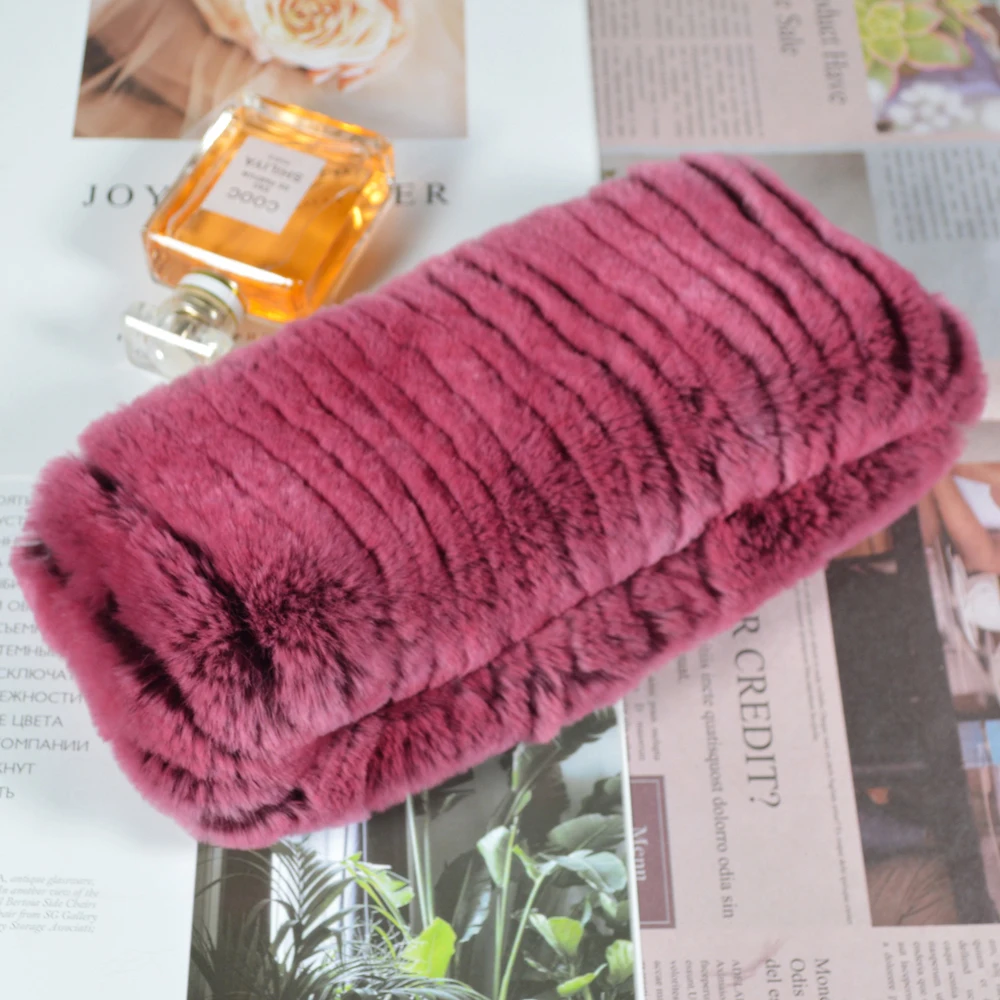 2020 зимний женский натуральный Рекс кроличий меховой шарф Теплый Хорошие