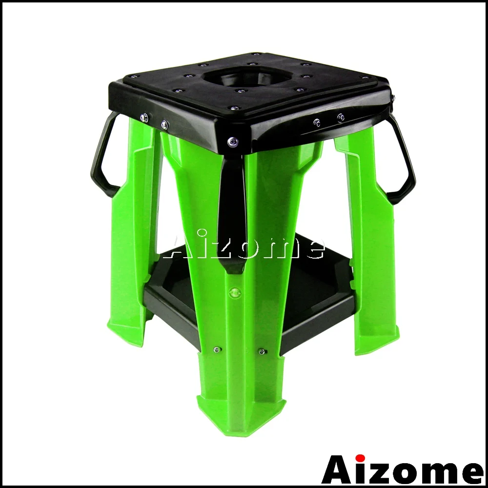 Грязеотталкивающая подставка для мотокросса для KTM Honda Yamaha Suzuki Kawasaki Moto Stand DRZ RM YZ XR мотоциклетная эндуро Рабочая подставка - Цвет: Зеленый