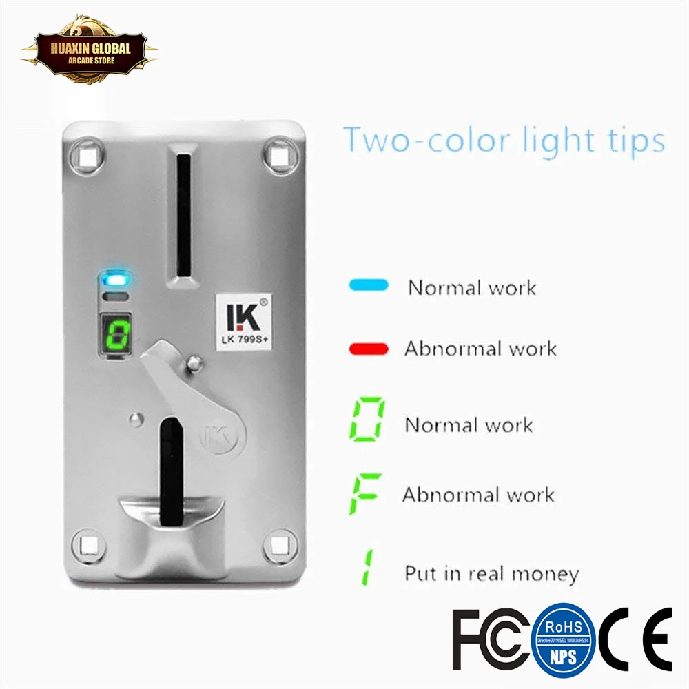 Передний вход одна монета сравнения Селектор акцептор LK 799s +|Игры с монетами| |