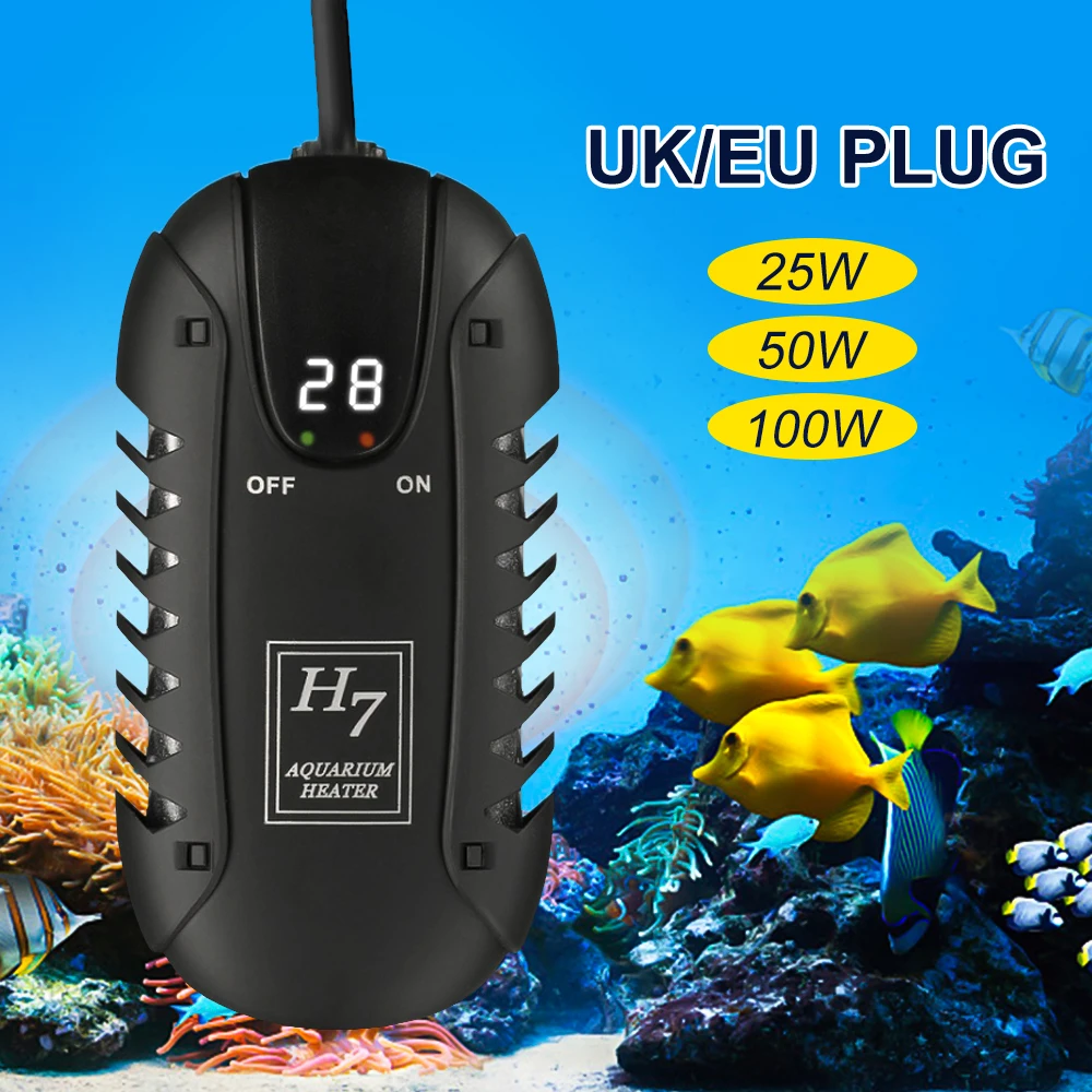 Подогреватель для аквариума Электрический нагревательные стержни Цифровой
