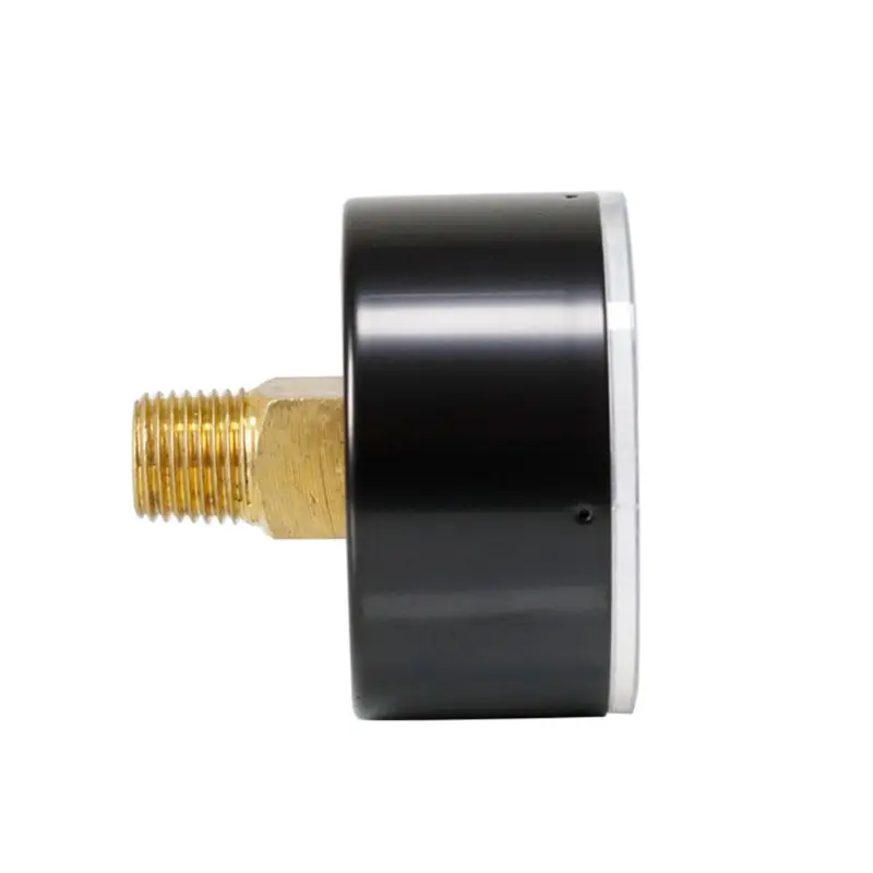 Манометр 52 мм Циферблат 1/4 &quotBSPT горизонтальный 0/15 30 60. 100160300 PSI и бар | Инструменты
