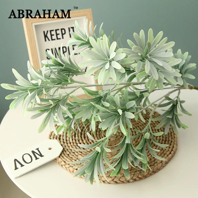 82 см 24 головки пластиковые листья большие искусственные ветки деревьев Зеленые