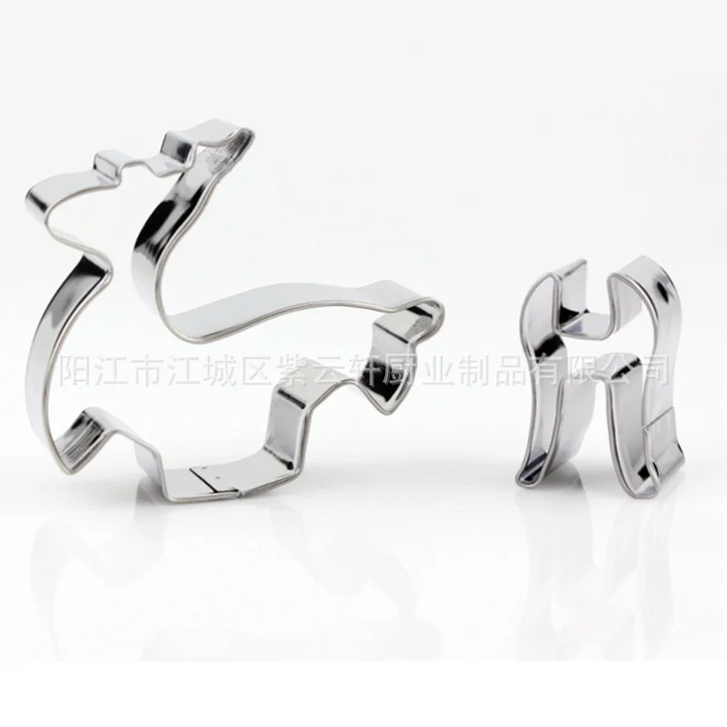 Рождественский 3D резак для печенья из нержавеющей стали помадка форма торта DIY