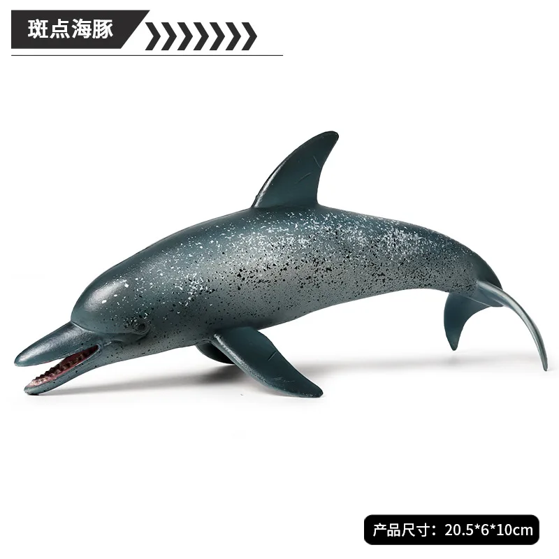 1 шт. новая сущность океан sealife пятнистый дельфин модель Морская жизнь животные