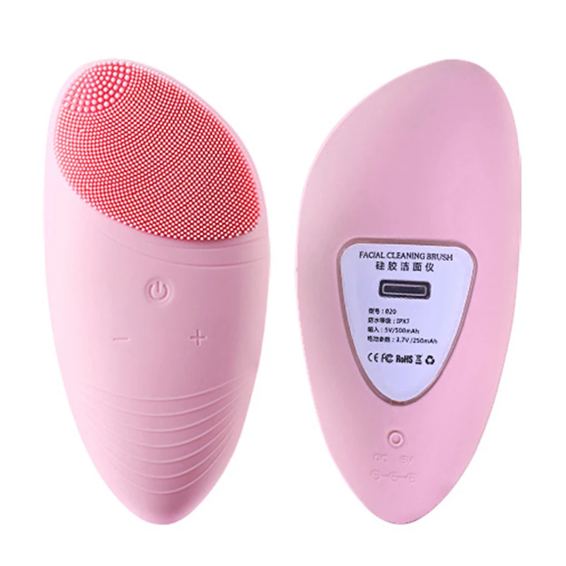 Силиконовый Очищающий Инструмент водостойкий для лица нагревающий очиститель