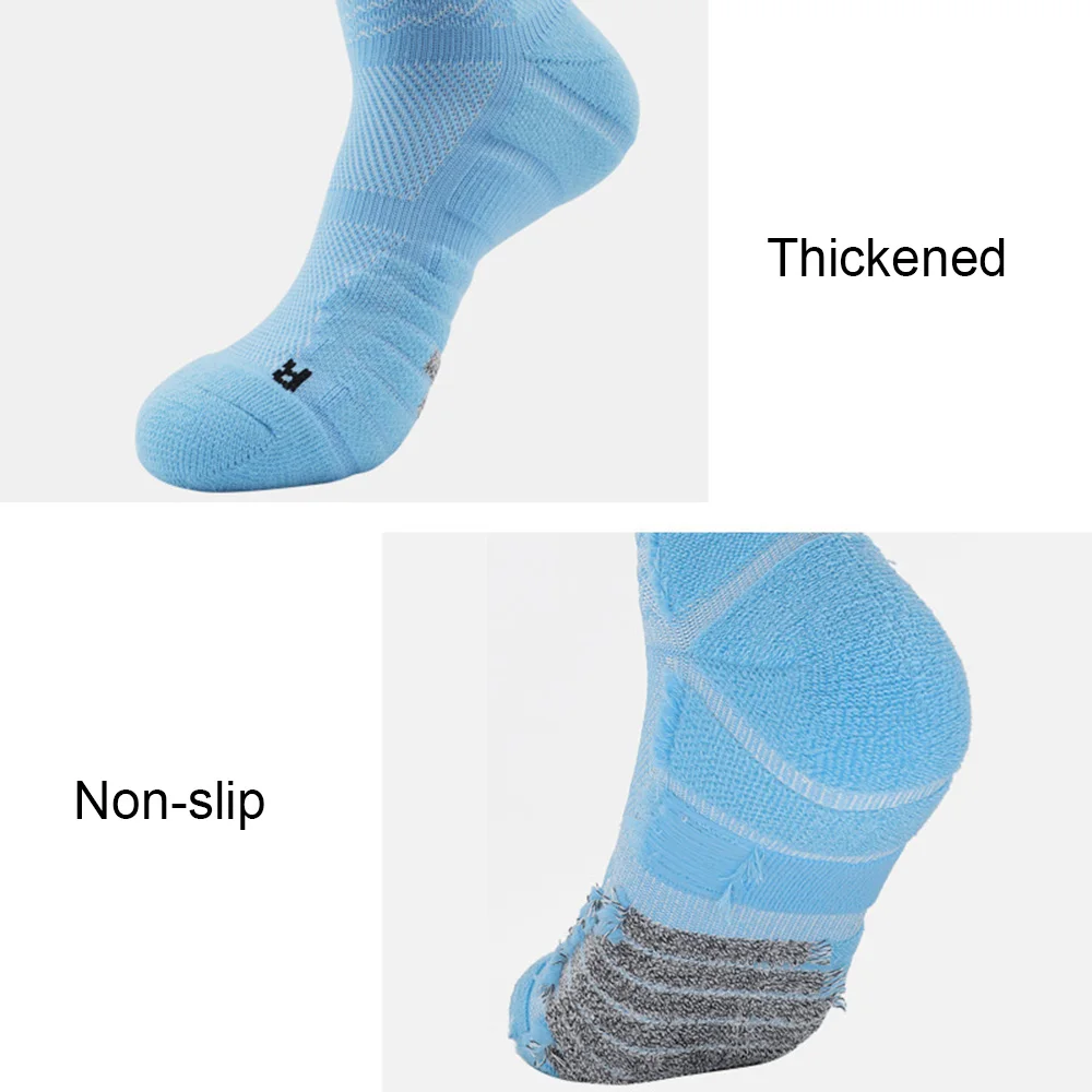 

Professional High Quality Elastic Men Basketball Player Sports Socks Anti Slip Thickened Sweat Absorption Breathable Towel Socks