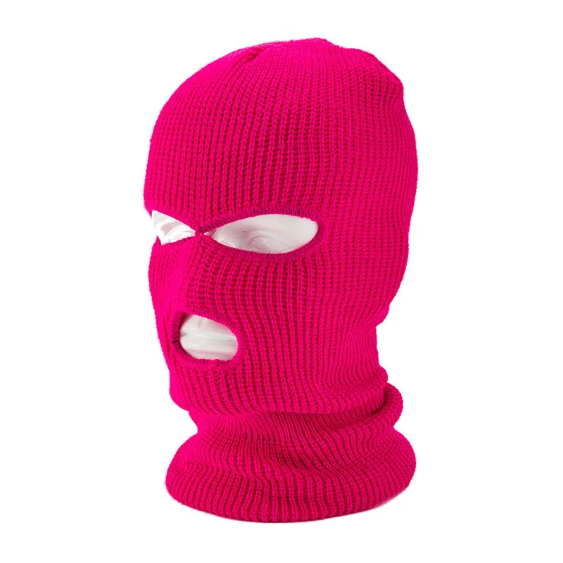 

Hole Face Cover Mask Three Knit Hat Army Tactical Winter Masks Ski Cycling Mask Beanie Hat Scarf Hot