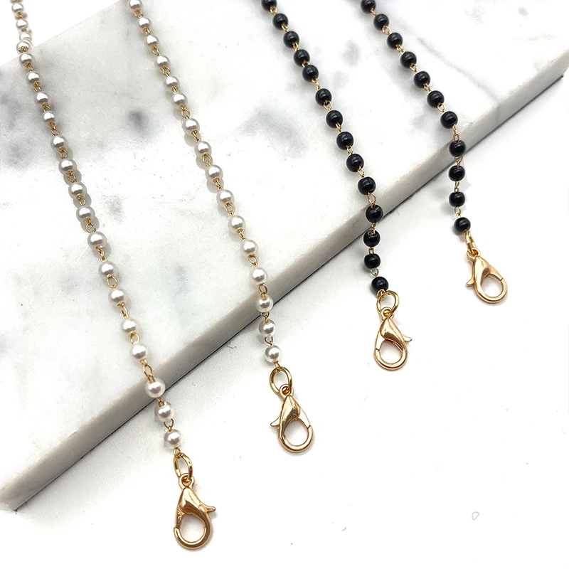 

Mask Hanging Rope Necklace Face Mask Lanyard Mask Glasses Holder Adjustable Traceless Ear Hanging Rope With Two Hooks