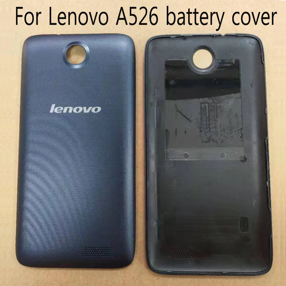 Задняя крышка батарейного отсека для Lenovo A526 официальная оригинальная без кнопок