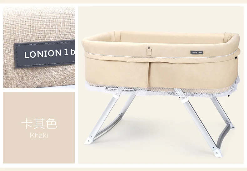 Baby Bed BB Baby Multifunctional European Portable Travel Cradle Bed Ultra-Light Folding Bed sleeping with mom