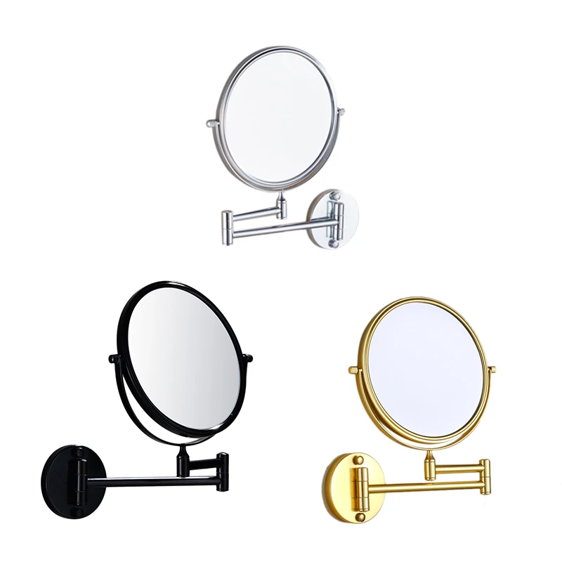 

Extendable 8 Inch Double Sided Bathroom Mirror Smart Mirror Makeup Wall Mounted Mirror Bathroom Mirror