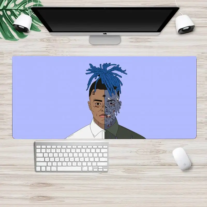 Xxxtentacion прочный резиновый коврик для мыши XL большой игровой клавиатуры