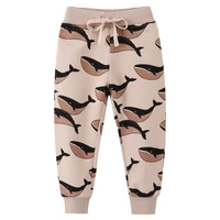 jumping meters childrens animals print boys girls sweatpants autumn spring whale baby trousers pants sport harm kids lose pant
