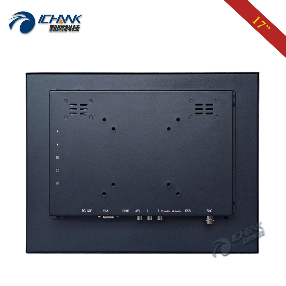 Настенный резистивный сенсорный ЖК экран монитор для ПК 17 дюймов 1280x1024 4:3 HDMI VGA