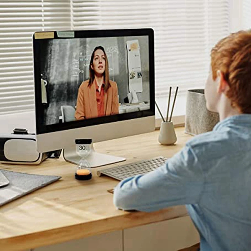 

3Pcs Rattan Picnic Basket Storage Basket & 1 Set 1 5 10 15 20 30 Minutes Hour Glass Sand Timers Pomodoro Timer