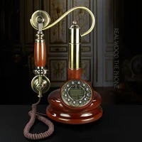 antique phone candlestick button dial telephone with caller id fsk and dtmf retro corded phone vintage decorative telephones