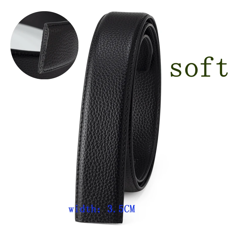 

Automatic Belt Body No Buckle Soft for Youth Men Luxury Width 3.5cm Not Including Buckle