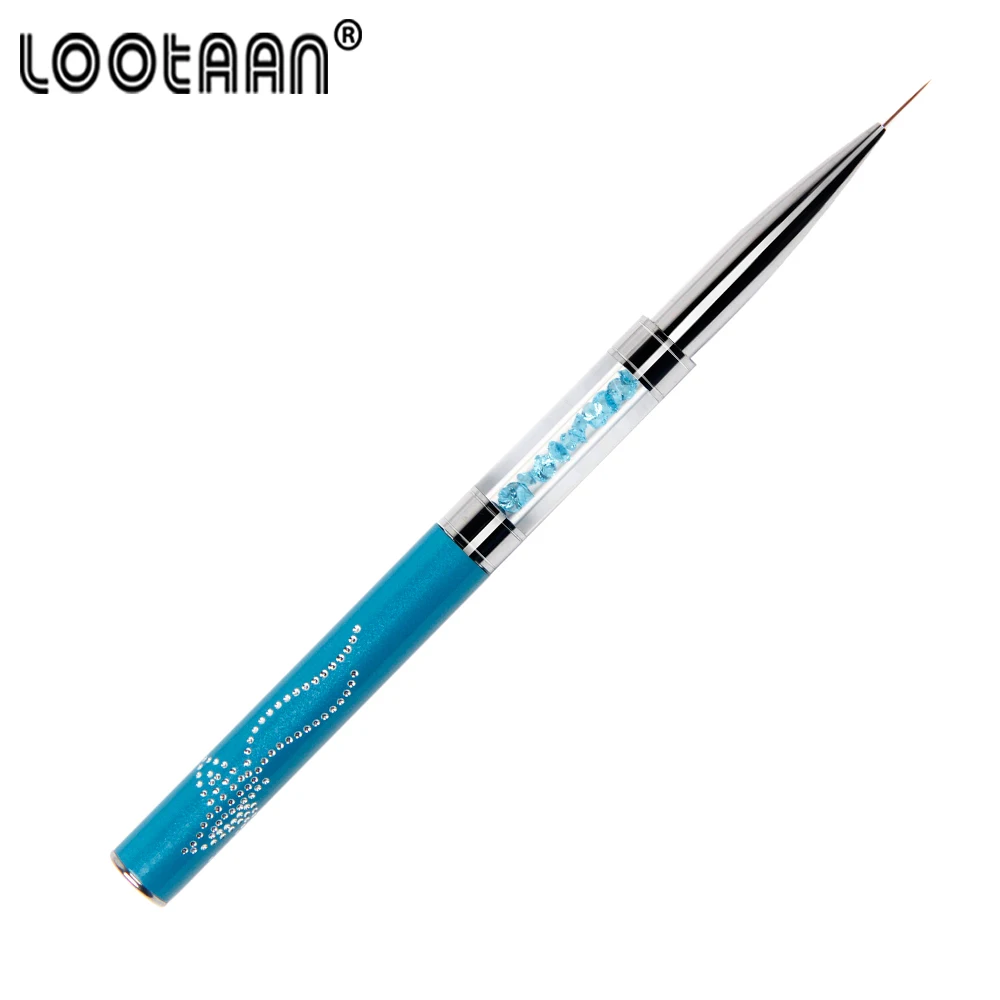 Кисть для рисования с двойной головкой и кристаллами #4 9 мм | Красота здоровье