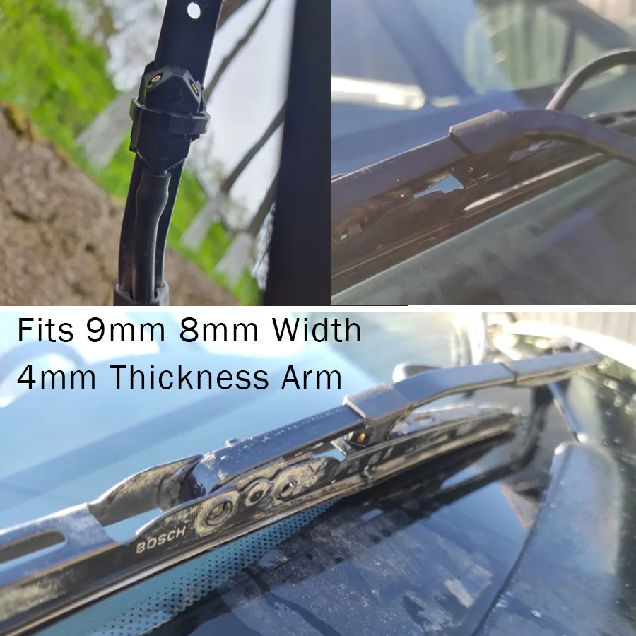 Регулируемая 4 сторонняя автомобильная универсальная щетка стеклоочистителя с