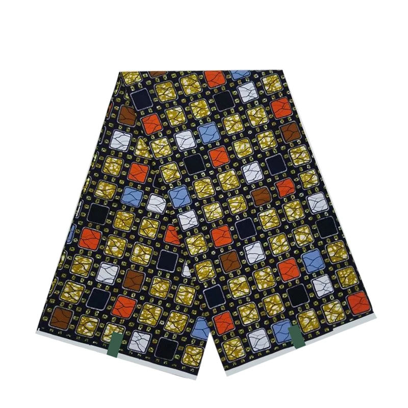 Хлопчатобумажная восковая Африканская женщина с принтом в ткани ducth 100% хлопок 6