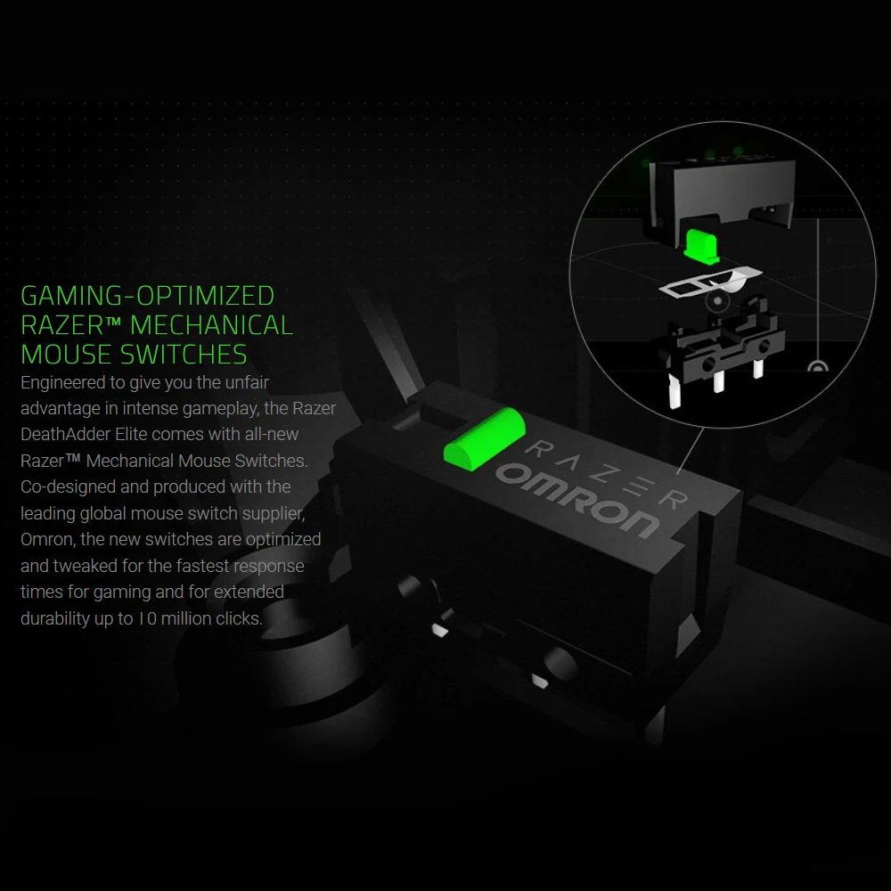 Мышь Компьютерная Razer Basilisk Essential Проводная игровая 6400DPI 8 программируемых
