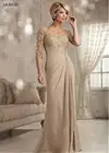 Женское свадебное платье, кружевное платье с рукавом 34 для матери невесты