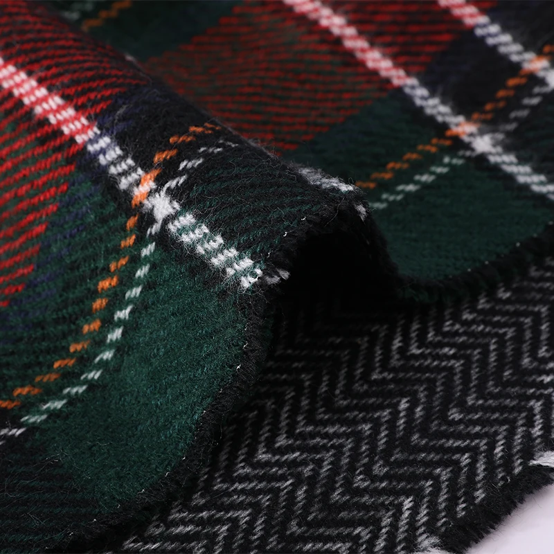 [FEILEDIS] Classic plaid scarf thick soft big lady sweet warm couple temperament long shawl AS03 |