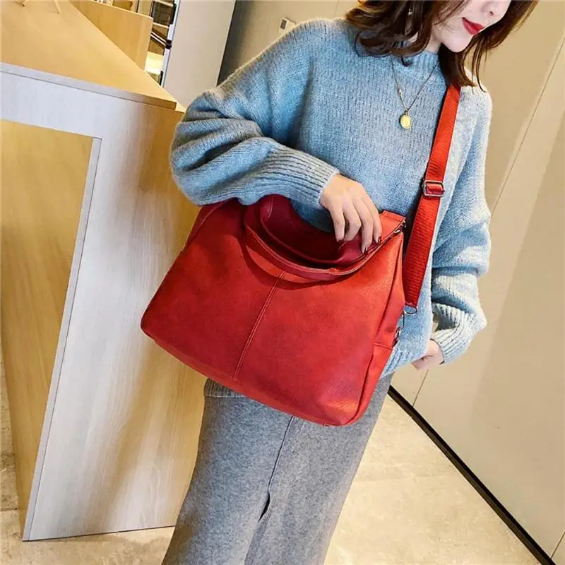 Модные женские сумки высокого качества Hobos на одно плечо винтажные одноцветные с