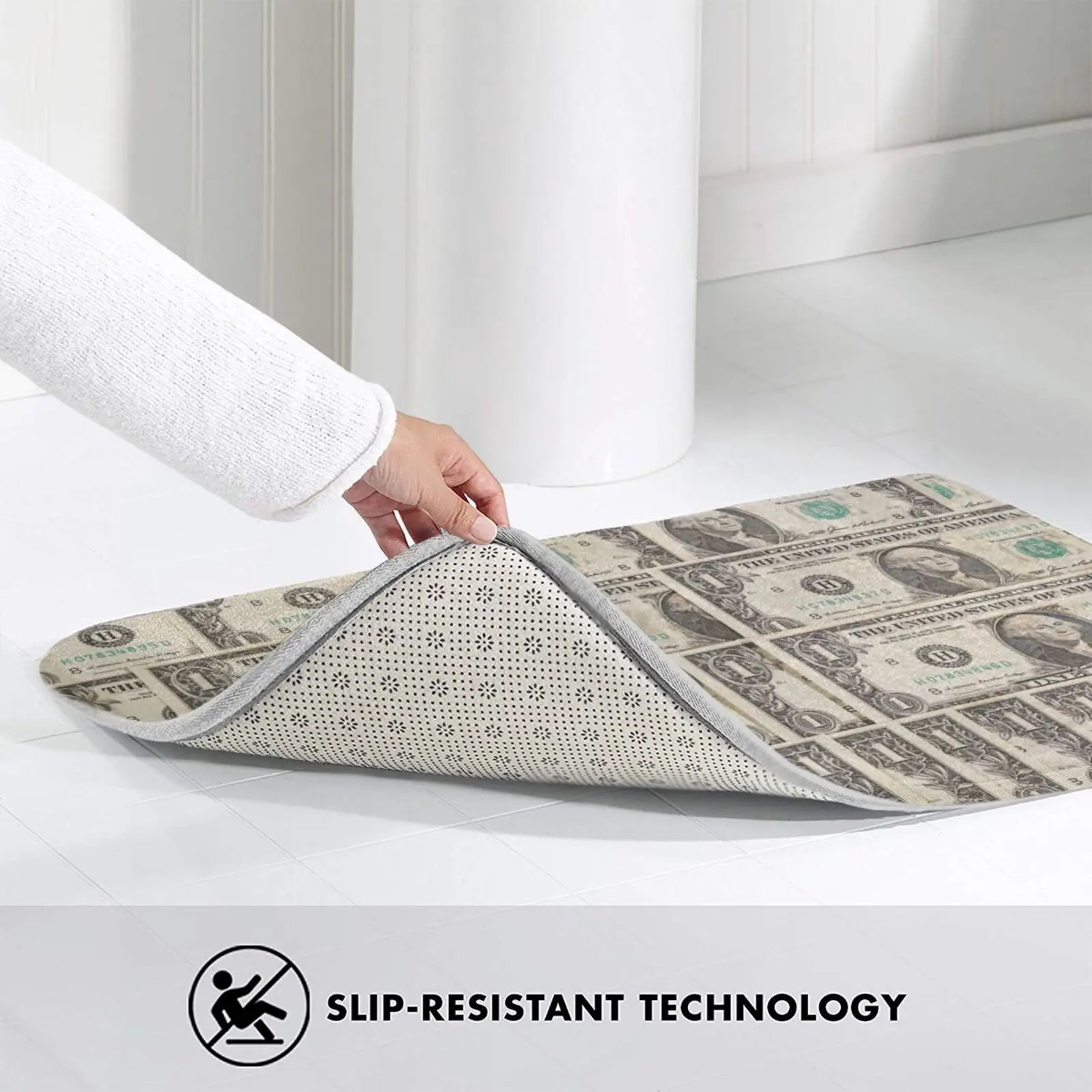 Ковер с купюрами долларов коврик мягкая Нескользящая подушка новинка откройте