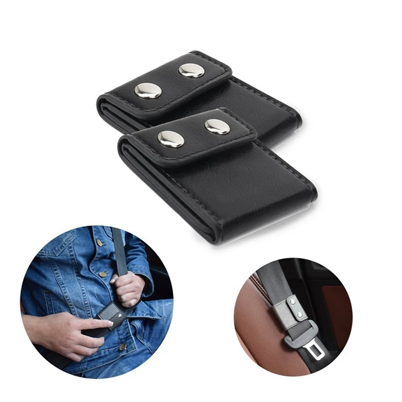 

2Pcs Car Seat Belt Regulator Anti-Strangle Adjustment Equipment Portable Auto Safety Belt Adjuster Positioning Clip Universal