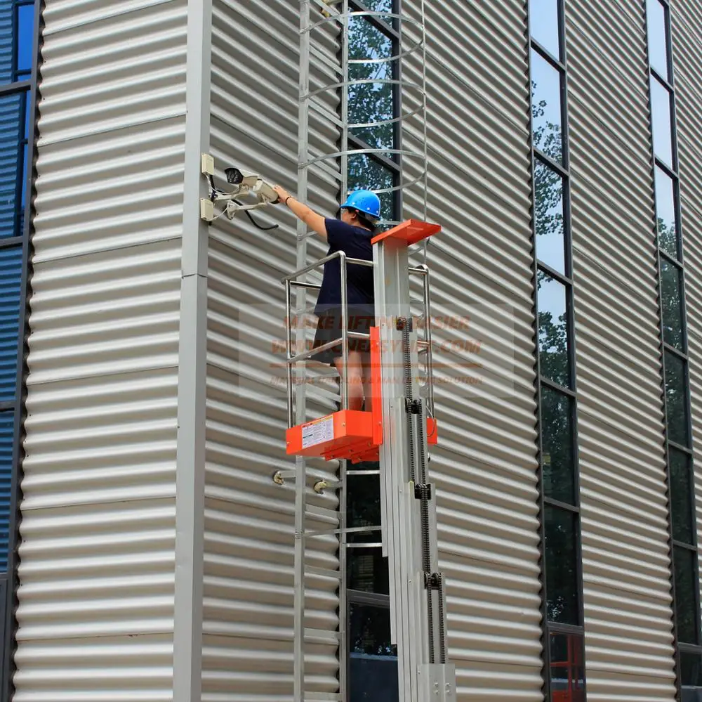 8 м алюминиевый персональный Лифт воздушный рабочий |