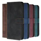 Кожаный чехол-книжка для Xiaomi A1 A2 A3 Poco X3 M3 F3 GT Mi 11 10T Lite 11X Redmi Note 10 10S 9 9S 9T Pro Max