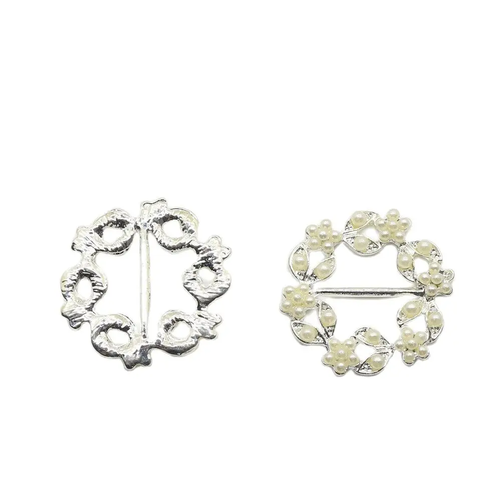 10 шт./лот 29 мм жемчужные металлические пуговицы со стразами для рукоделия кнопки