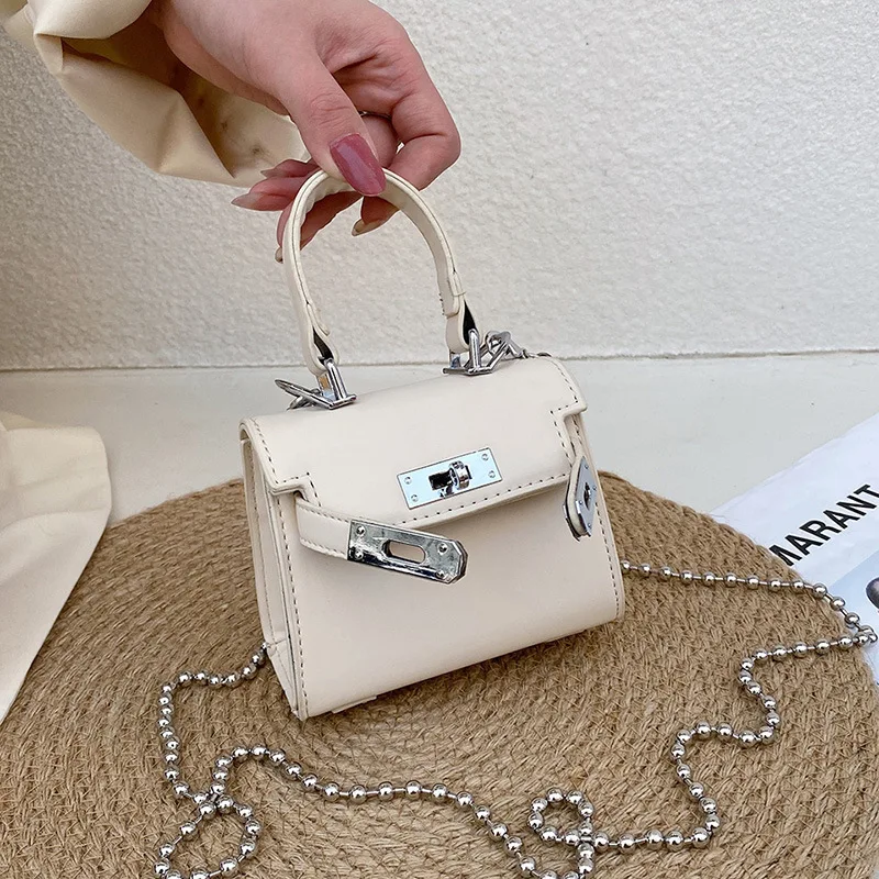 

Textured Mini Small Bag Female 2021 New Trendy Summer Summer All-match Single Shoulder Bag Messenger Mini Bag Mobile Phone Bag