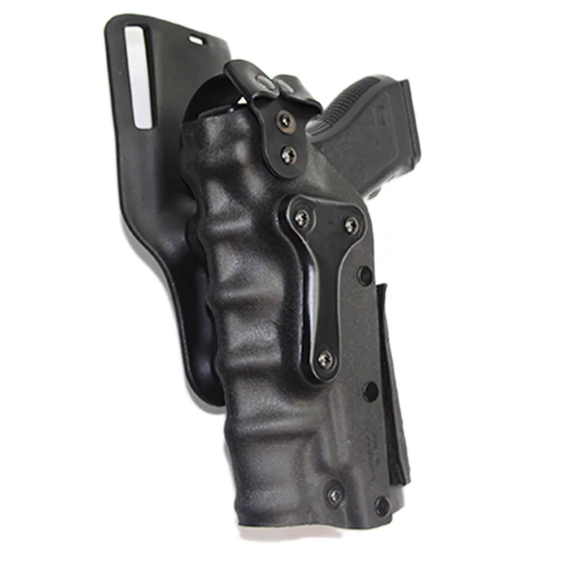 Wearing Belt Black Чехол-кобура для ружья с левой и правой стороны для Glock 17 19 Beretta Colt Sig p226 Usp, универсальная кобура, Регулируемая посадка с тактическими огнями - Цвет: Wearing Belt Black