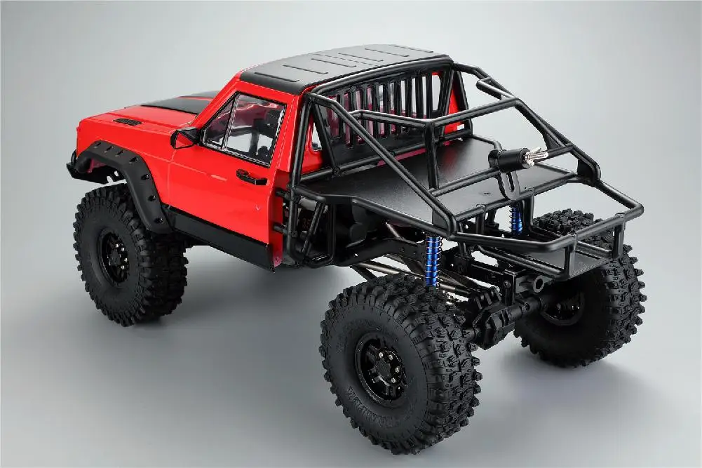 

RC Car Cherokee Body Cab & Back-Half Cage 313mm Wheelbase for 1/10 RC Crawler Traxxas TRX4 Axial SCX10 90046 Redcat GEN 8 Scout