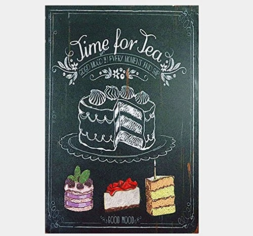 

Newness World Time For Tea Good Mood Retro Vintage Metal Tin Wall Art Decoration Wall Metal Sign Plaque Pub/home/coffee