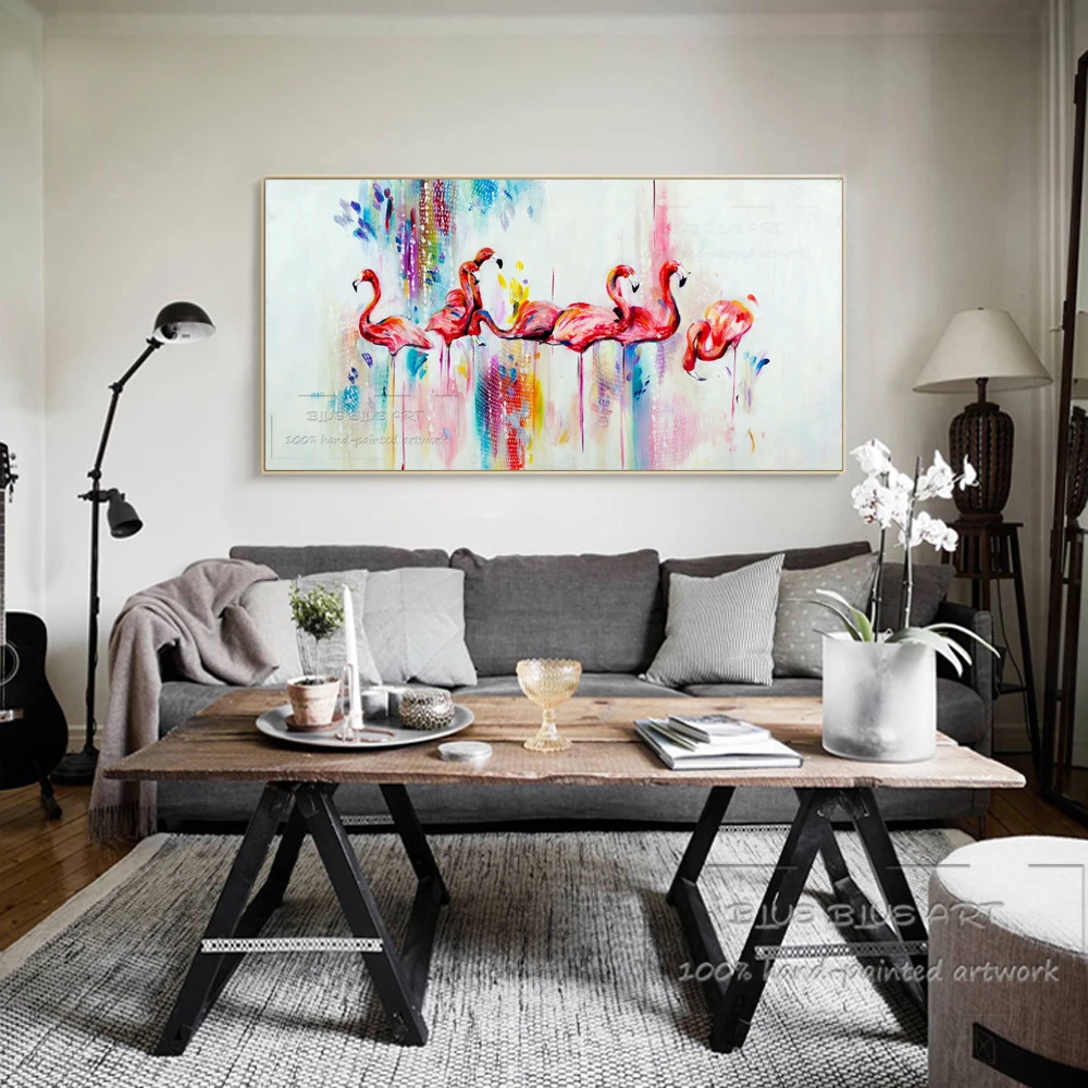 Отличный художник ручная роспись высокое качество изображением животных и птиц