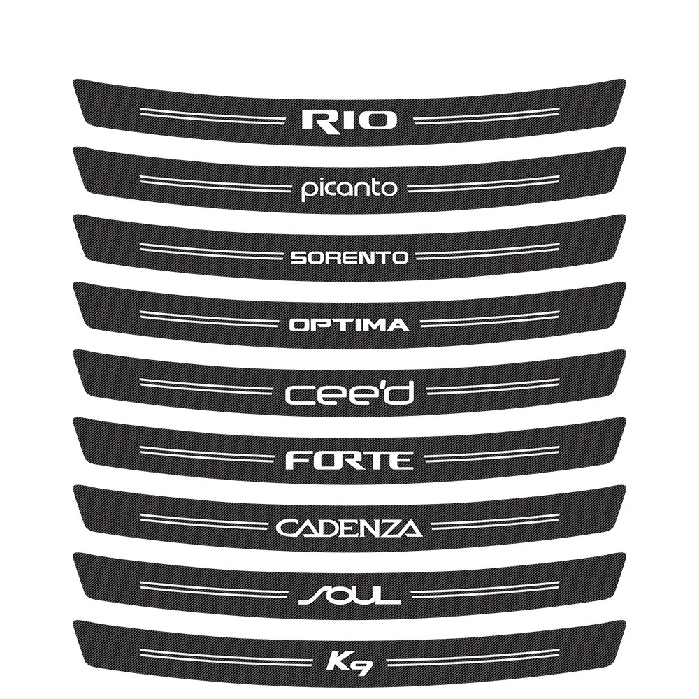 Для Kia Rio 3 4 K2 Optima Sorento Picanto Ceed Forte Cadenza K9 Soul углеродное волокно автомобильные