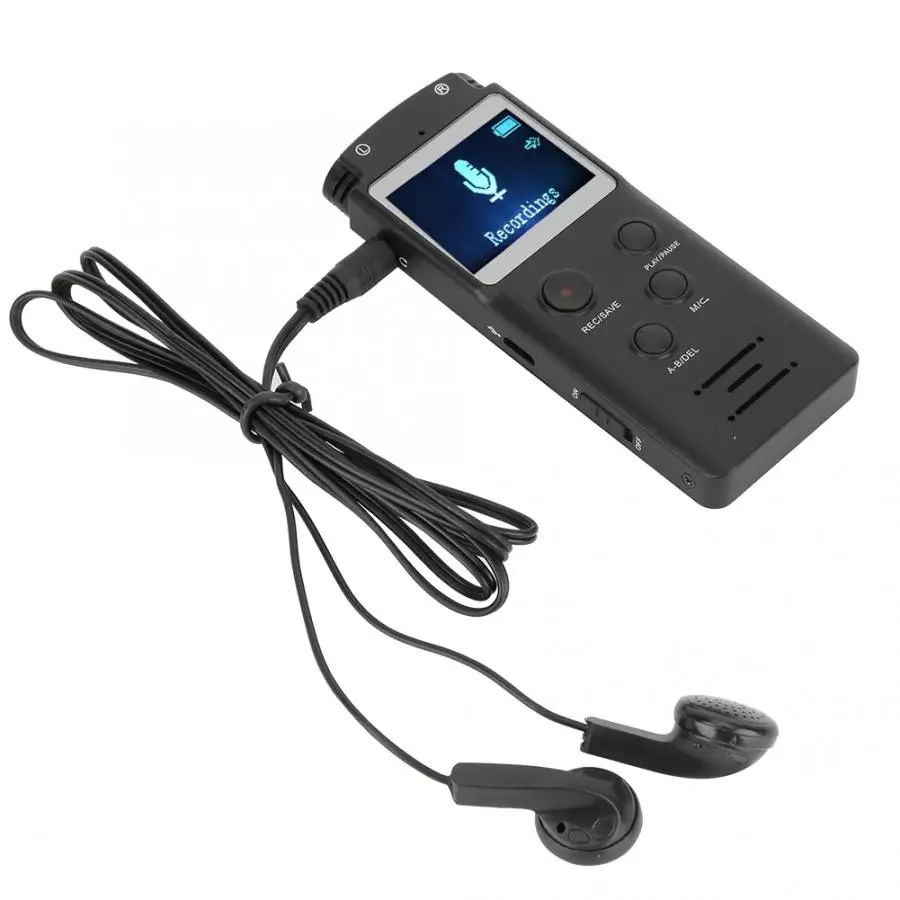 Цифровой аудио рекордер HIFI диктофон 8 ГБ профессиональный портативный MP3 FM для
