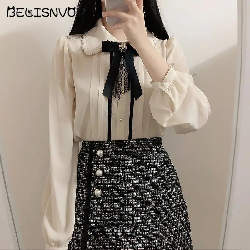 Женская блузка в стиле преппи