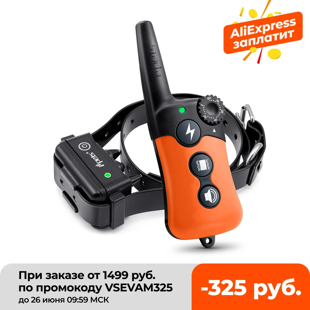 Petrainer 619A 1 800 м перезаряжаемая и водонепроницаемая тренировочная модель собаки
