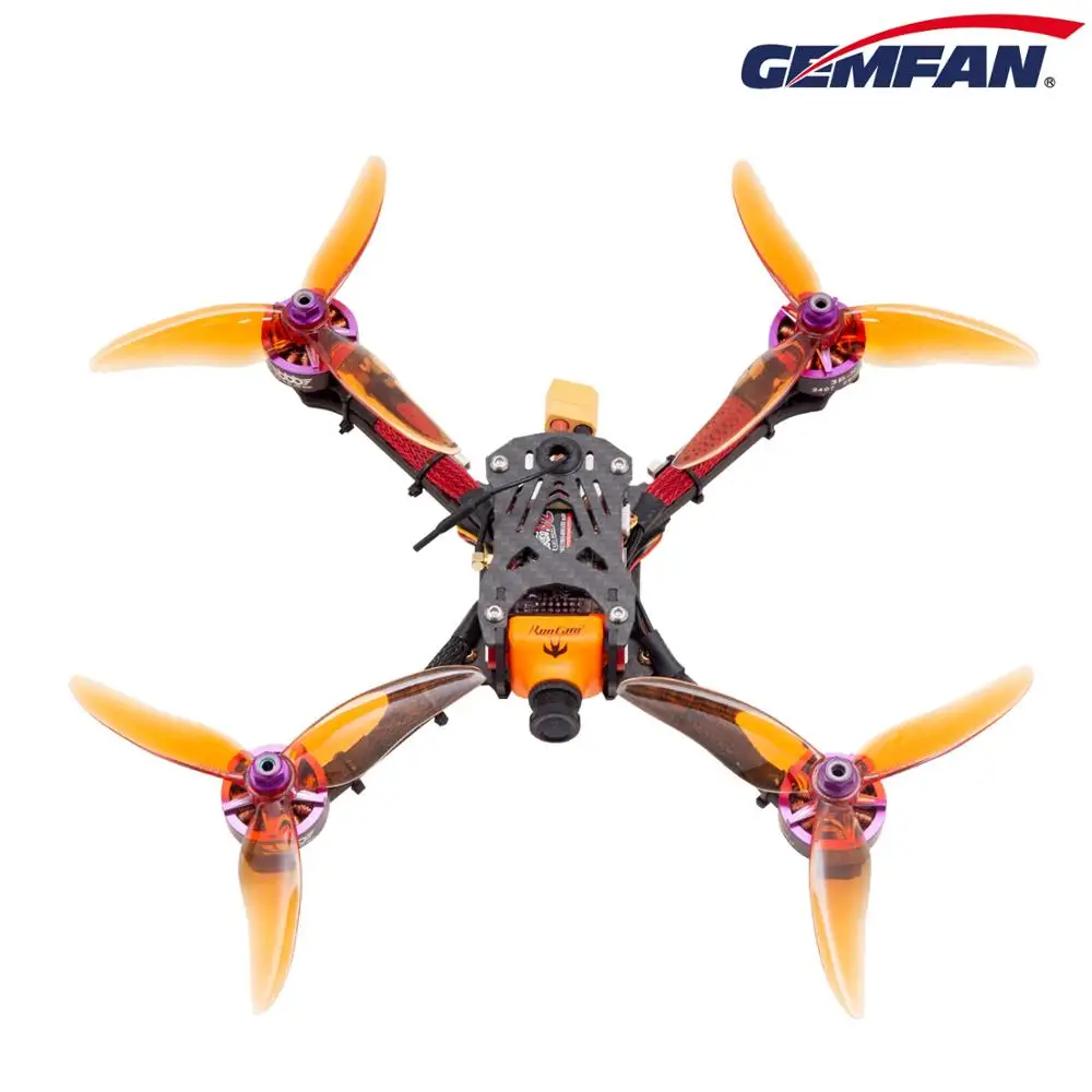 4 шт. 2 пары GEMFAN Hurricane 51499 5-дюймовый 3-лопастный Пропеллер CW &amp CCW для 2205 2306 2207